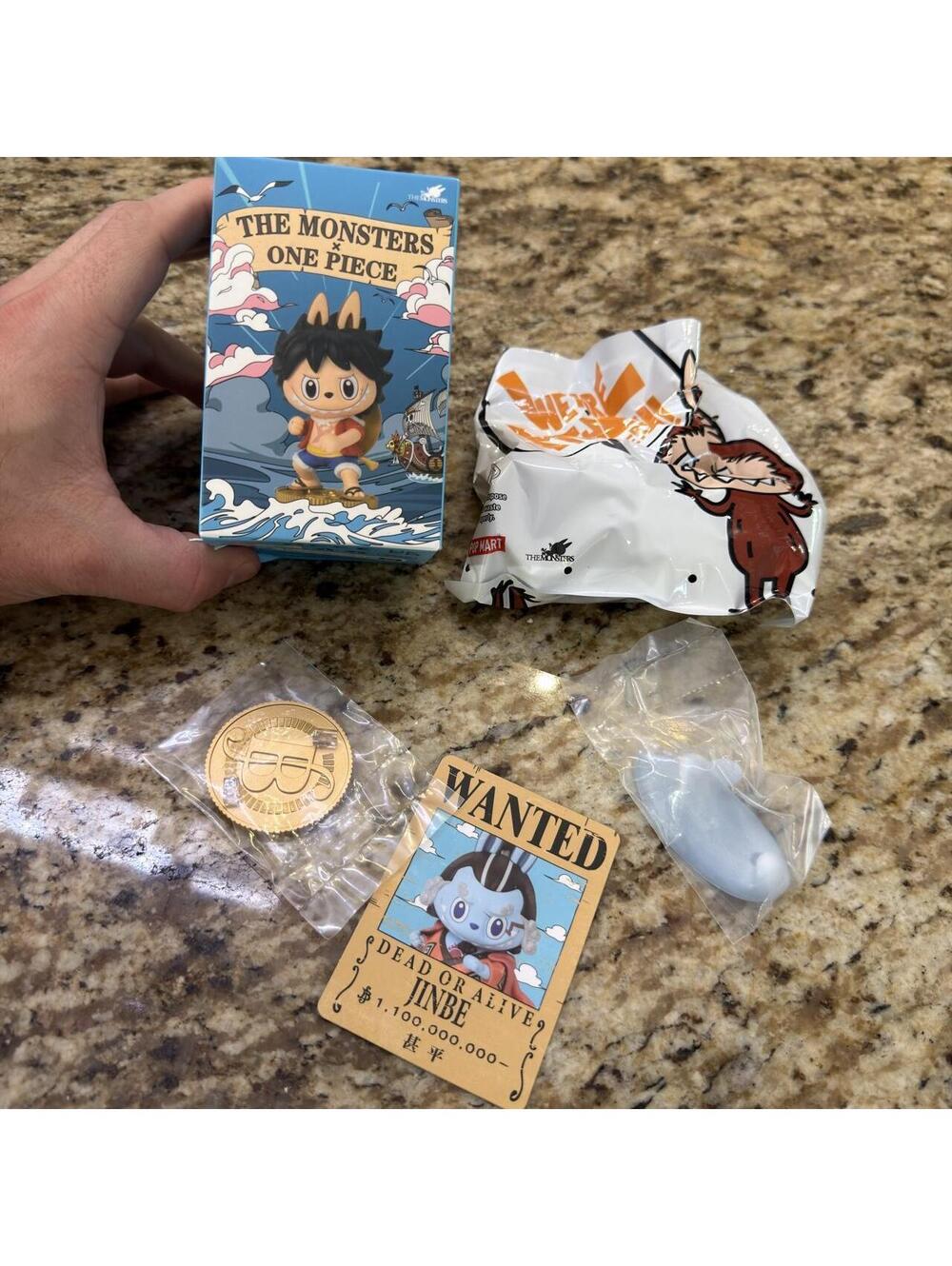 Pop mart The Monsters x One Piece Jinbe blind box